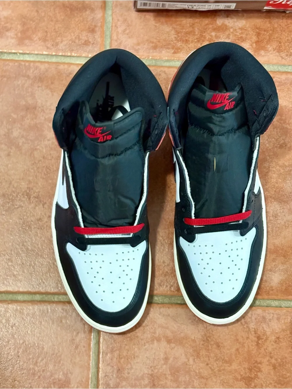 Nike Air Jordan 1 High OG Black Toe Reimagined DZ5485-106 Men’s Size 13